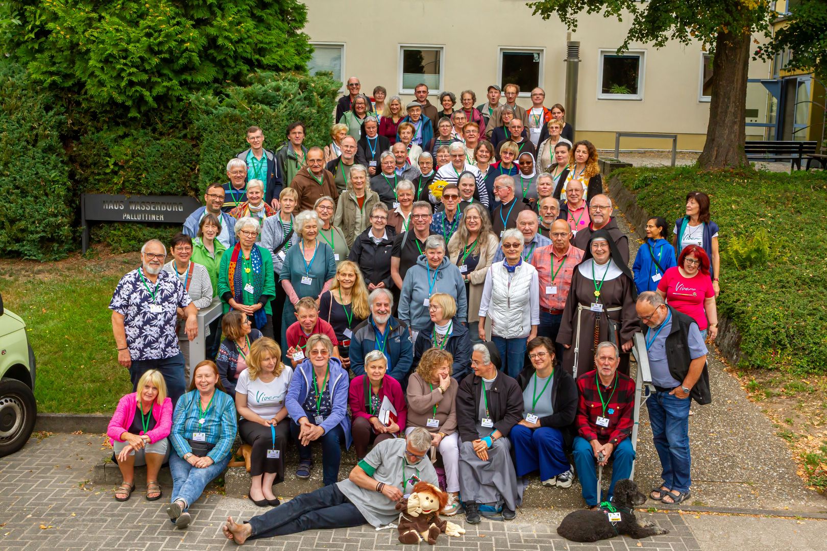 Gruppenfoto von der franziskanischen Familie